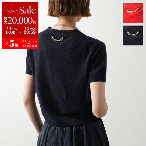 N°21（ヌメロヴェントゥーノ） 半袖ニット A029 9004 レディース