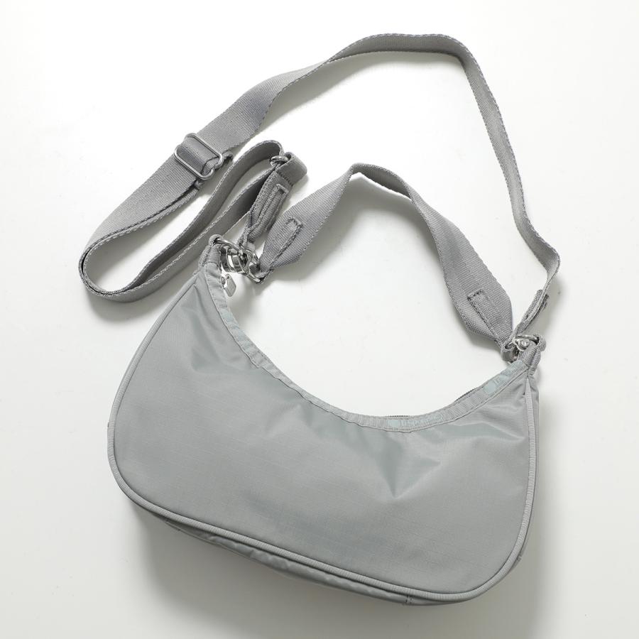 【美品】 LesportSac CRESCENT SHOULDERBAG グレー LeSportsac（レスポートサック） ショルダーバッグ SM CONV HOBO 3752
