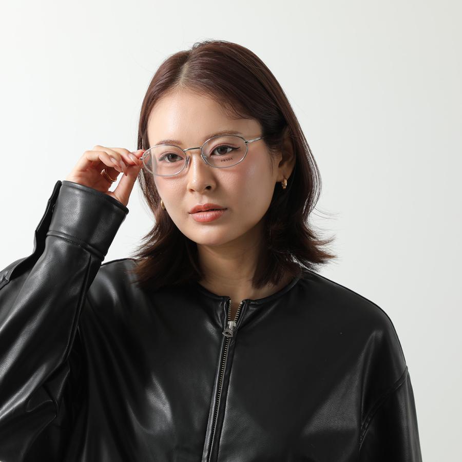 PRADA（プラダ） メガネ VPR A57 レディース オーバル型 メタル