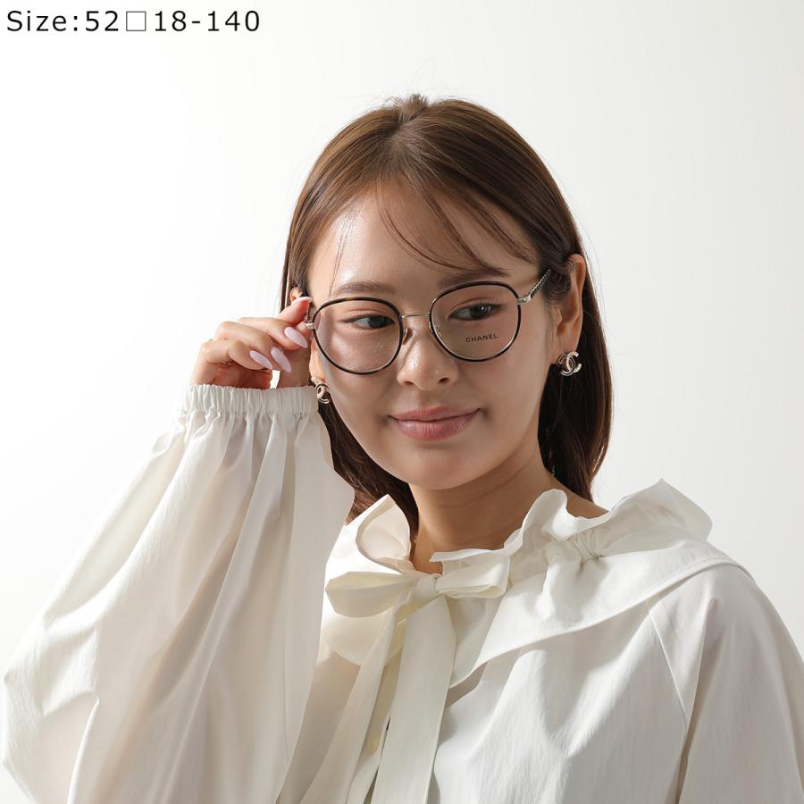 CHANEL シャネル メガネ 2223-Q レディース ボストン型 メタルフレーム フルリム 細フレーム クリングスタイプ ココマーク CCロゴ めがね 眼鏡 アイウェアの画像