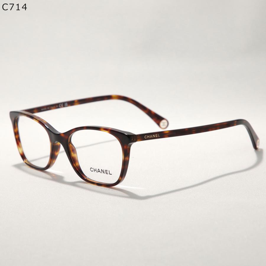 CHANEL（シャネル） メガネ 3414 レディース スクエア型 ウェリントン