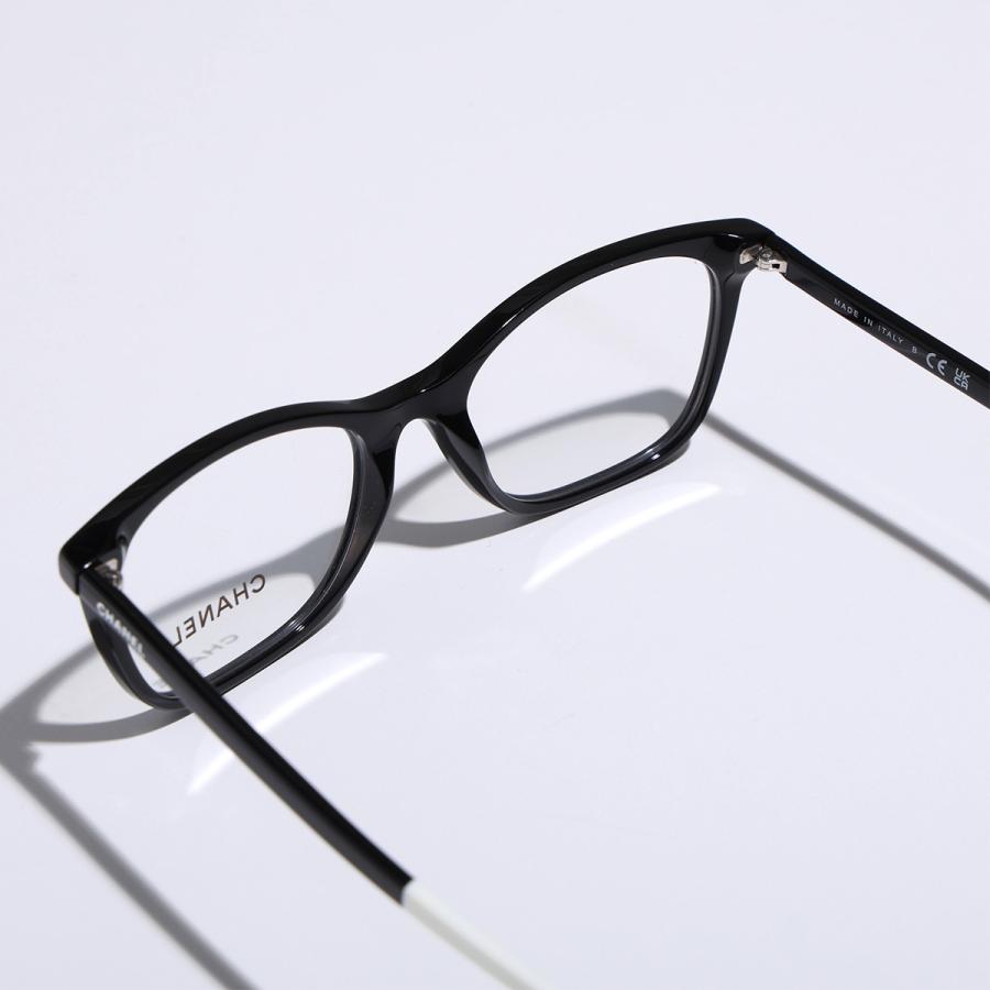美品 CHANEL メガネフレーム 3414-A ブラック　ココマーク CHANEL - 美品 CHANEL メガネフレーム 3414-A ブラック ココマークの