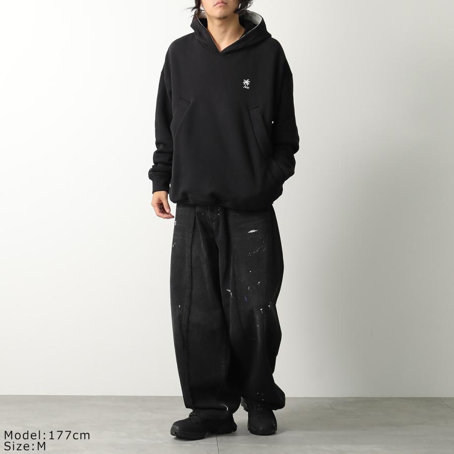 ヌメロヴェントゥーノ　ビジュー　ブラック　スウェット　パーカー　40サイズ e071-4089-8993.jpg