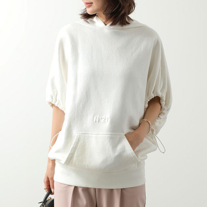 ヌメロヴェントゥーノ N°21 22AW ニット パーカー ピンク ■GY41 ヌメロヴェントゥーノ N°21 22AW ニット パーカー ピンク □GY41