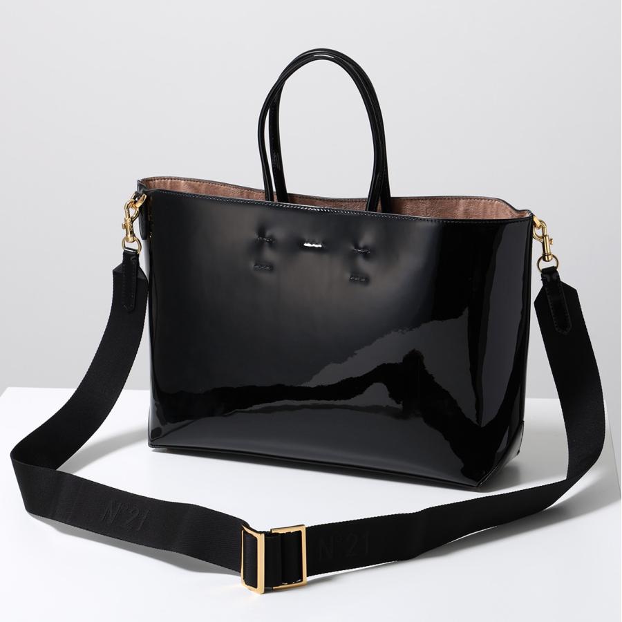 N°21（ヌメロヴェントゥーノ） トートバッグ Patent Logo Tote 936EV00