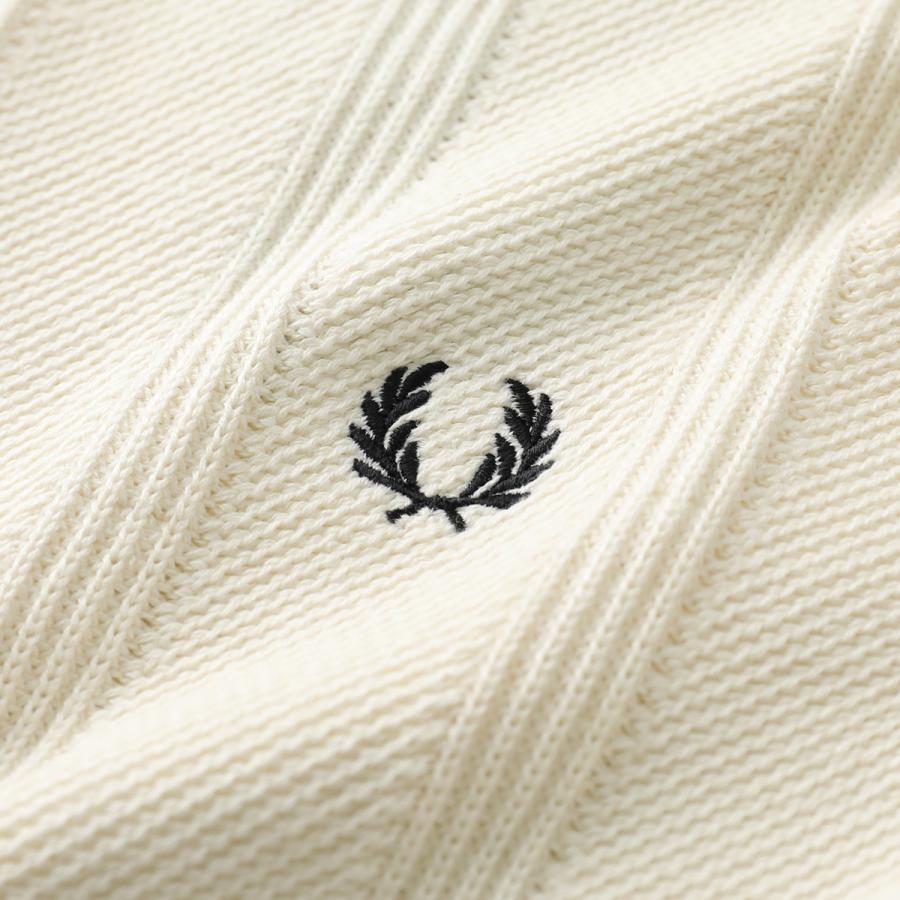 FRED PERRY（フレッドペリー） カーディガン TEXTURED ZIP THROUGH