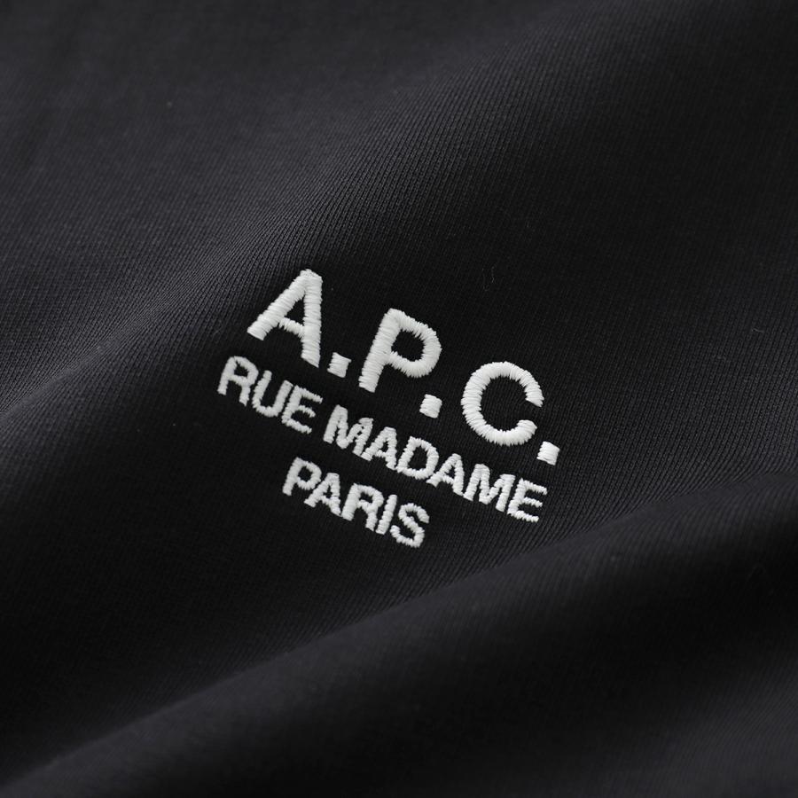APC A.P.C. アーペーセー パーカー Standard Rue Madame COHBV M27914 メンズ スウェット プルオーバー コットン フーディ 裏起毛 ロゴ 刺繍 カラー3色の画像