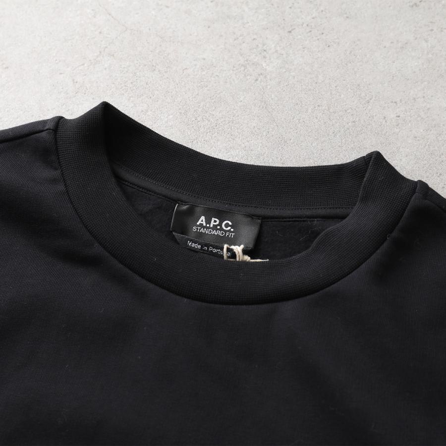 APC A.P.C. アーペーセー トレーナー Standard Rue Madame COHBV M27913 レディース スウェットシャツ ロゴ刺繍 裏起毛 長袖 カラー3色の画像