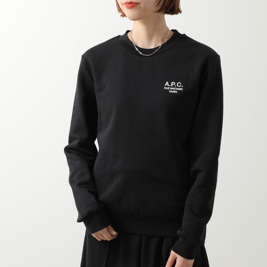 A.P.C.ブラックスウェットトレーナー A.P.C.（アーペーセー） APC A.P.C. トレーナー Standard Rue Madame