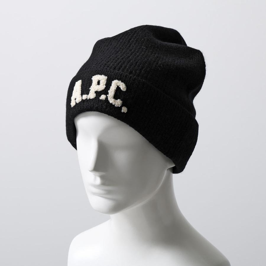 VALLAD ロゴ入りニット帽 A.P.C. APC アーペーセー ニット帽 WVBDK M25111 メンズ