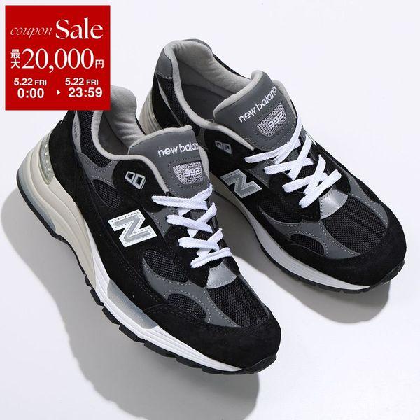 New Balance ニューバランス スニーカー U992BK Made in USA 992 Core レディース Dウィズ スウェード シューズ 靴 BLACK with GREY 006 and WHITEの画像