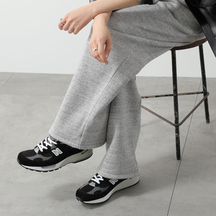 New Balance ニューバランス スニーカー U992BK Made in USA 992 Core レディース Dウィズ スウェード シューズ 靴 BLACK with GREY 006 and WHITEの画像