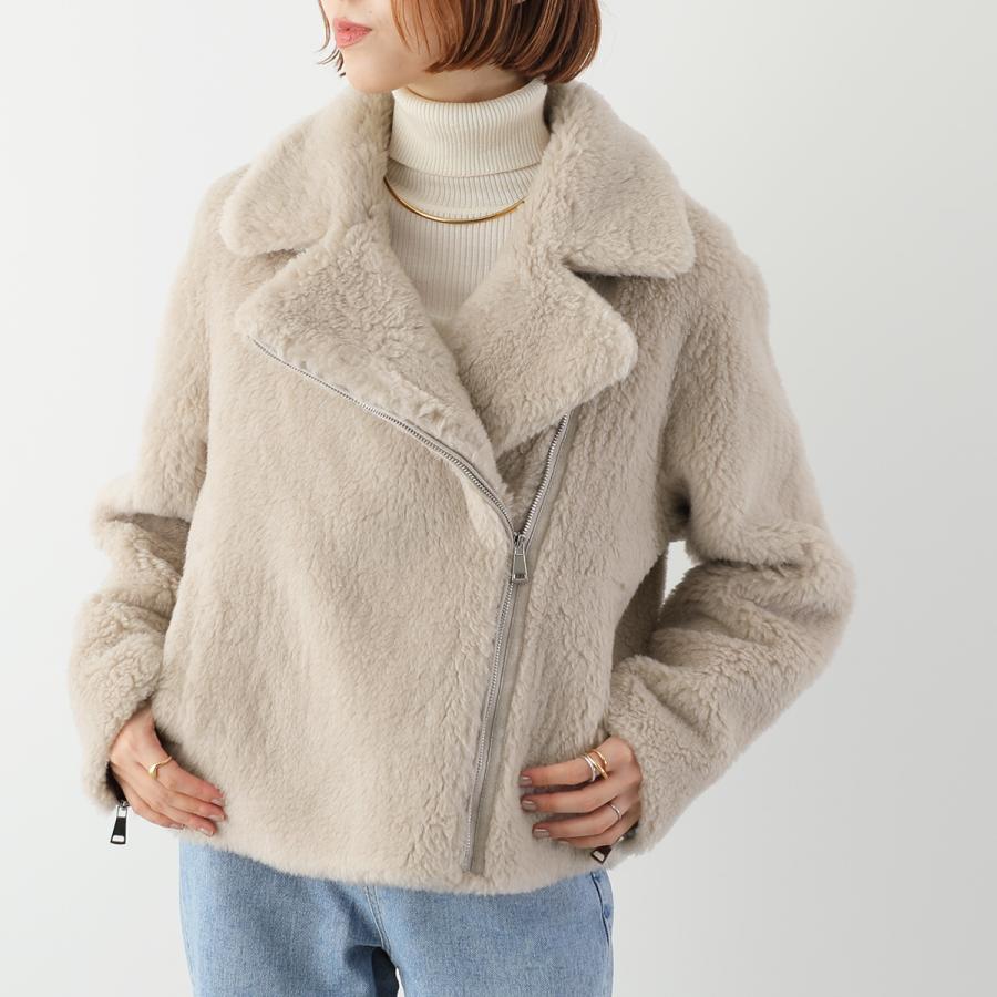 anana（アナナ） ボアコート a79-019 レディース ウール混 エコ