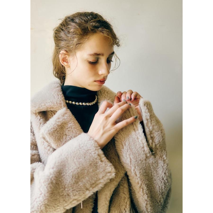 anana（アナナ） ボアコート a79-019 レディース ウール混 エコ