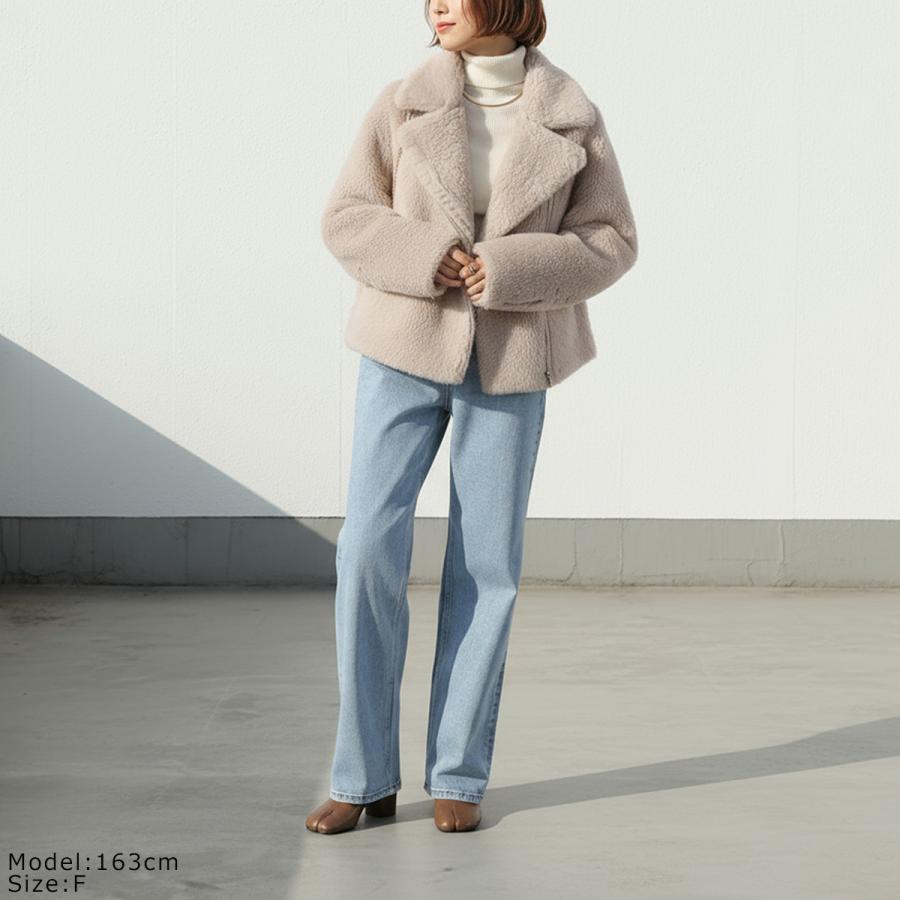 anana（アナナ） ボアコート a79-019 レディース ウール混 エコ