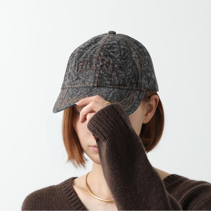 GANNI（ガニー） ベースボールキャップ Denim Cotton Washed Cap A6921