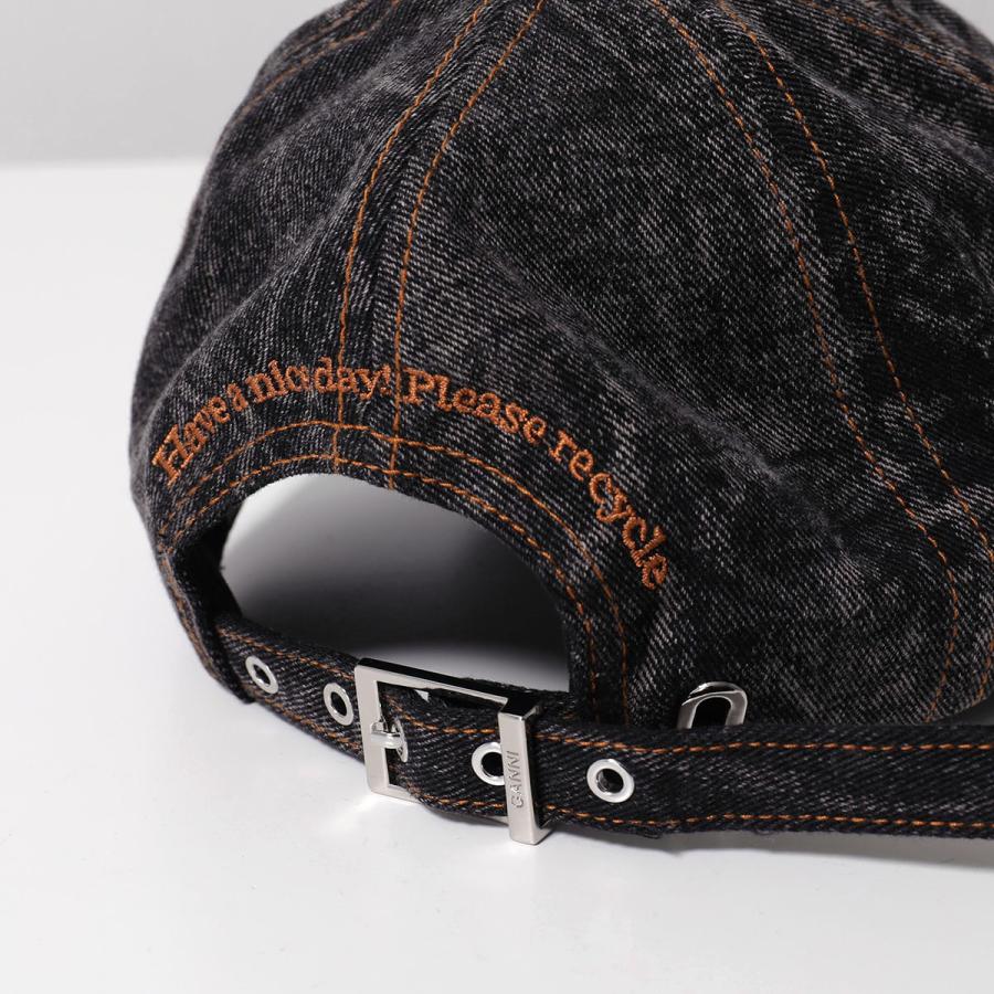 GANNI（ガニー） ベースボールキャップ Denim Cotton Washed Cap A6921