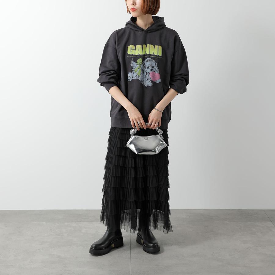 Ganni Bou Bag Mini Fur 美品　即日発送　ガニー GANNI（ガニー） ショルダーバッグ Bou Bag Mini レディース