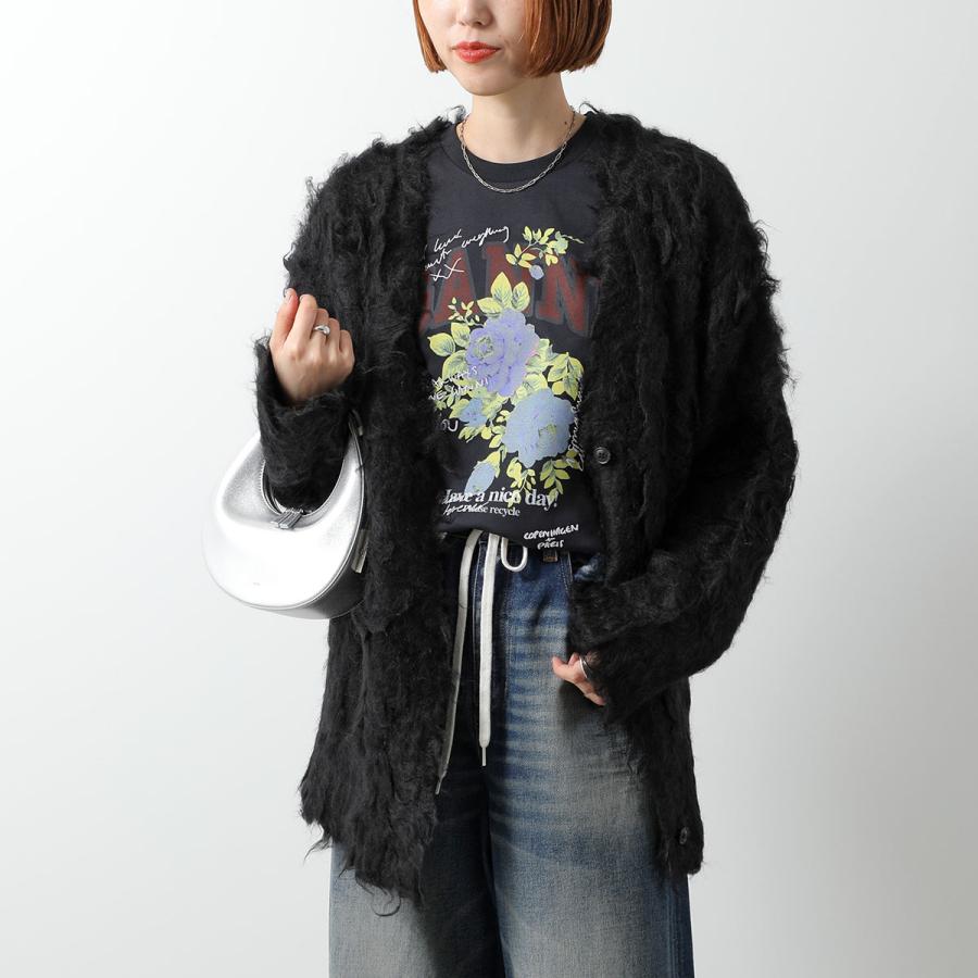 GANNI（ガニー） 半袖 Tシャツ Basic Cotton Jersey Neon Puppy Rose T