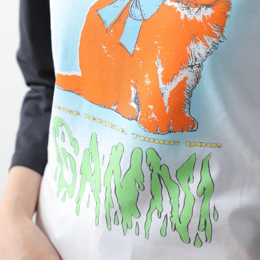 GANNI（ガニー） Tシャツ Basic Cotton Jersey Kitty Baby Fitted T