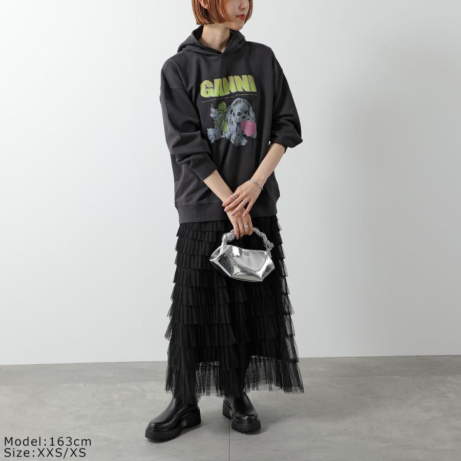 GANNI（ガニー） パーカー Puppy Oversized Hoodie T4360 3654