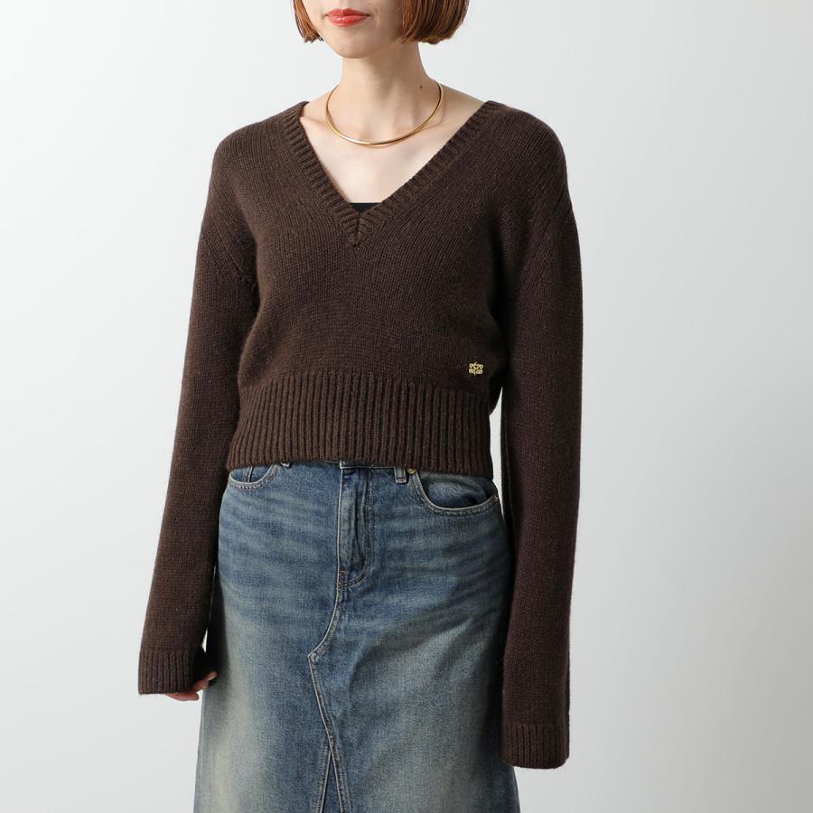 GANNI（ガニー） ニット Wool Yak Mix Deep Vneck K2614 K2629 2749