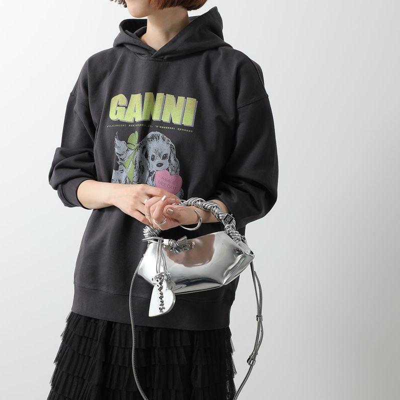 GANNI（ガニー） バッグチャーム Bou Heart Mirror Print A6914 A7116