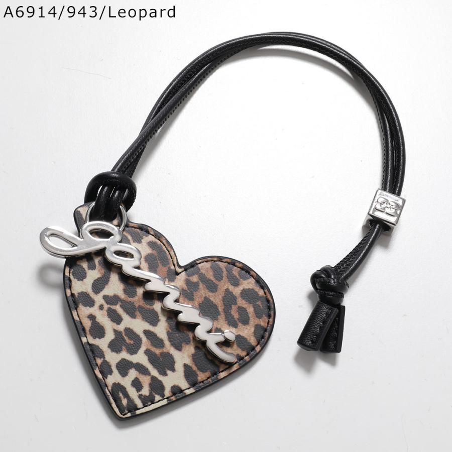 GANNI（ガニー） バッグチャーム Bou Heart Mirror Print A6914 A7116