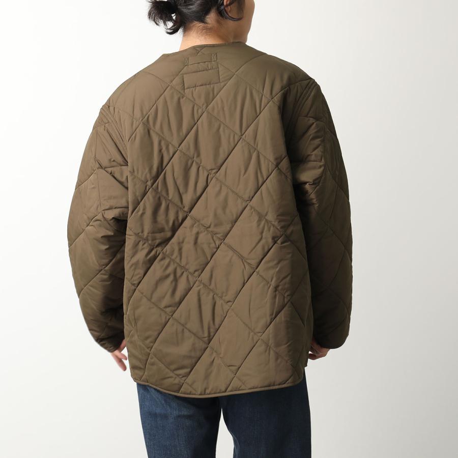 キャプテンサンシャイン バブアー ノーカラーコート オリーブ M