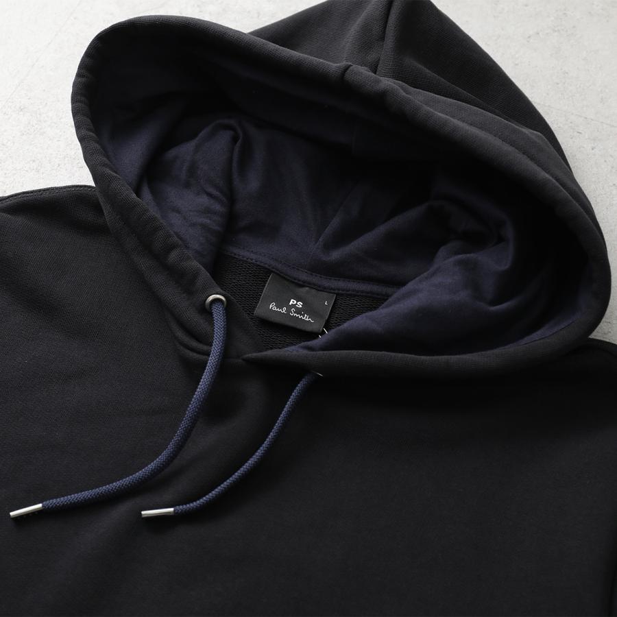 ポールスミス プルオーバーパーカー M アーティストストライプ ダークネイビー Paul Smith（ポール・スミス） パーカー REG FIT HOODY ZEBRA M2R-284S