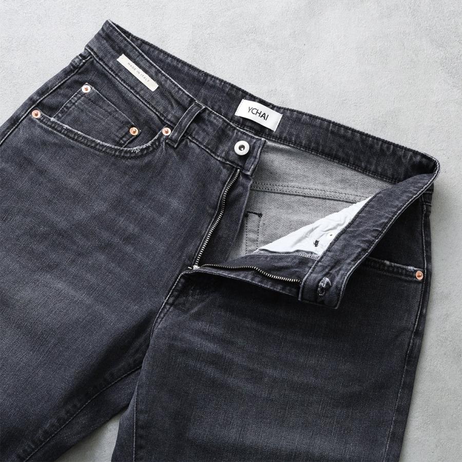 YCHAI イカイ ジーンズ PANTALONE 5 TASCHE ZIP YPU004 2DS0072 CN
