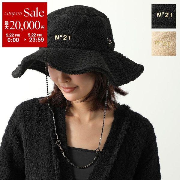 N°21 ヌメロヴェントゥーノ×ニューエラ　ボア　コラボキャップ N°21（ヌメロヴェントゥーノ） × NEW ERA ニューエラ コラボ バケット