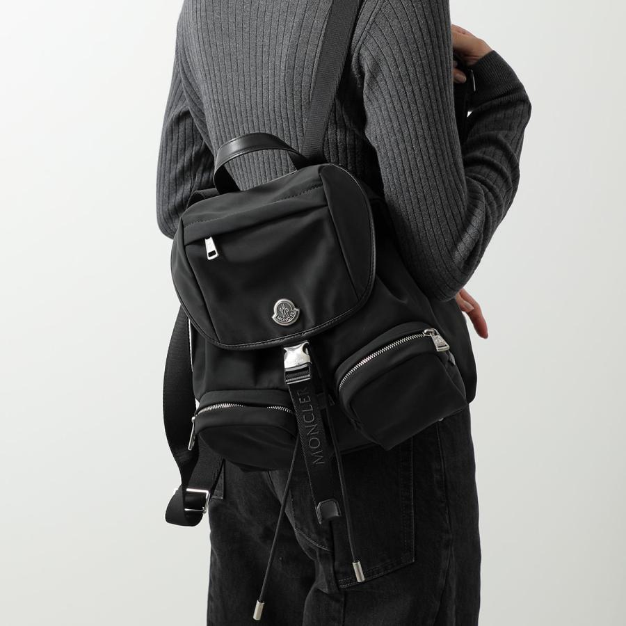 新作18.3万 Moncler Trick ドローストリング バックパック 黒 Black New Trick Water-Repellent Backpack - Bags & Small