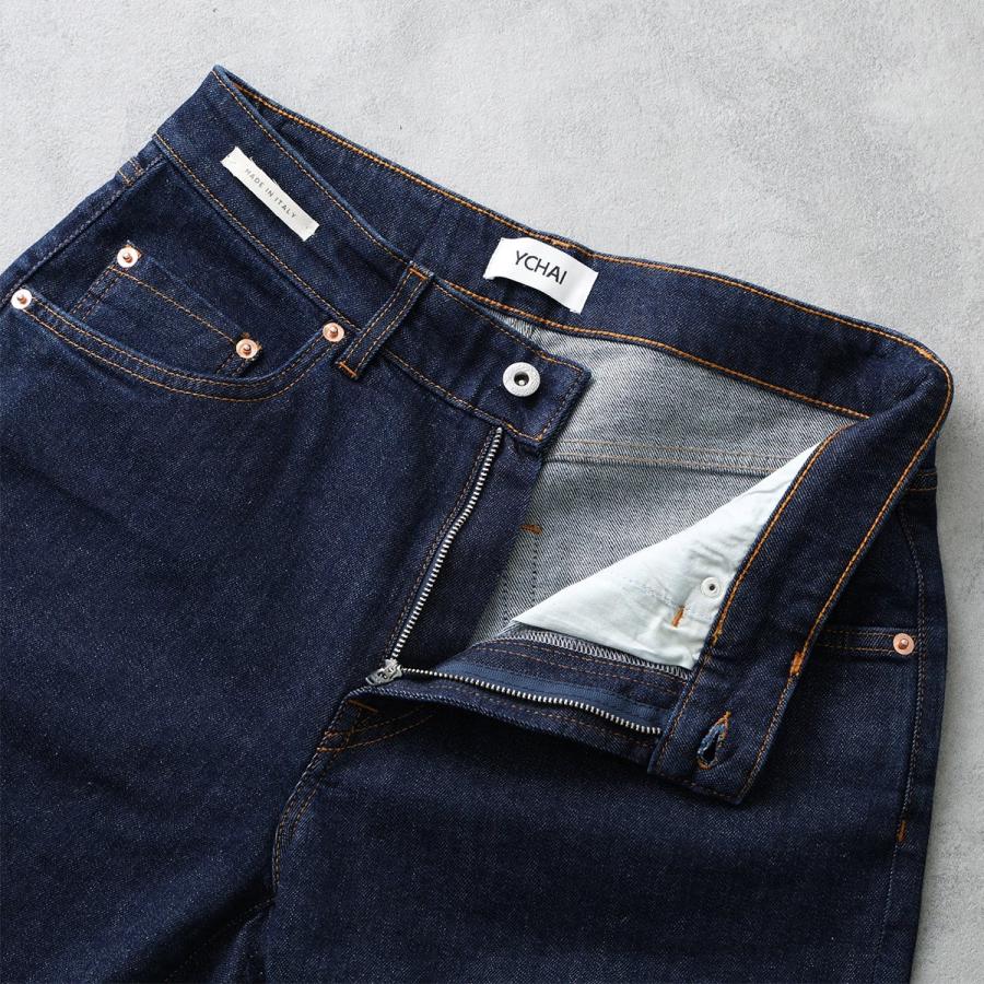 YCHAI イカイ ジーンズ PANTALONE 5 TASCHE ZIP YPU004 2DS0077 AN
