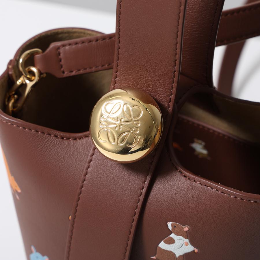 LOEWE（ロエベ） ショルダーバッグ PEBBLE BUCKET MINI BAG ペブル