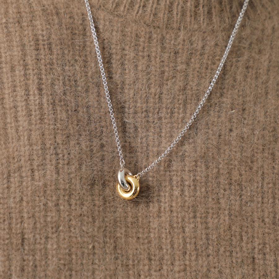 TOM WOOD（トムウッド） ネックレス Sphere Double Pendant Duo 20.5