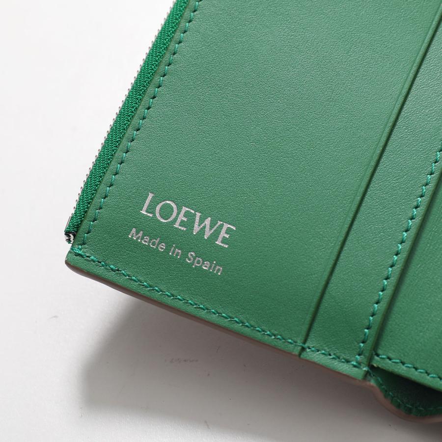 LOEWE 新品未使用　三つ折り財布 SANDカラー LOEWE ロエベ 三つ折り財布 CEM1FCAX01 レディース メンズ