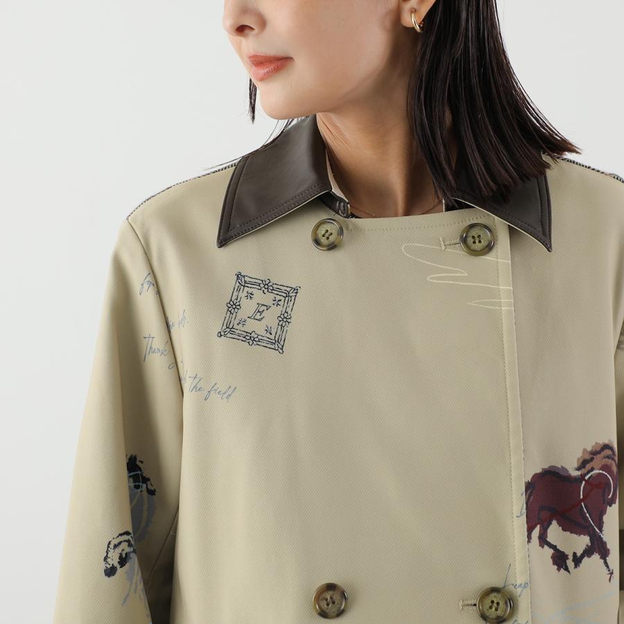 Eimee Law（エイミーロウ） トレンチコート 84422L レディース 馬柄