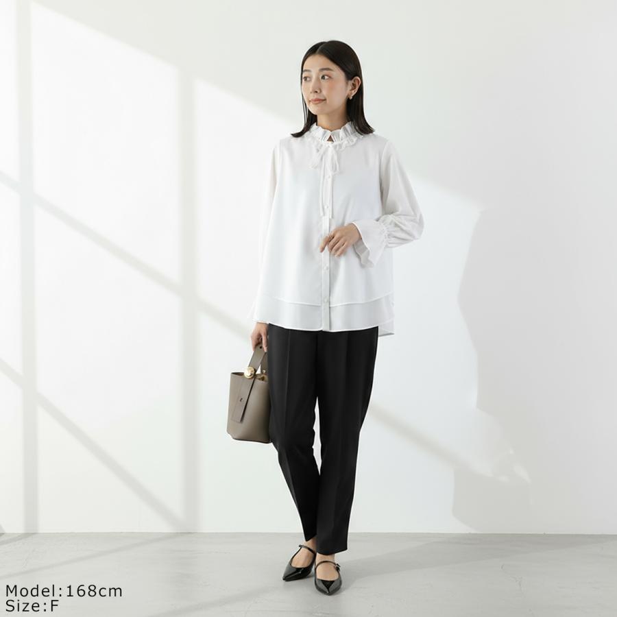 Sono（ソーノ） ブラウス S254BV027 レディース フリル リボン フレア