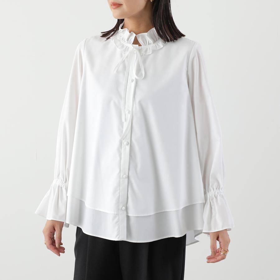 Sono（ソーノ） ブラウス S254BV027 レディース フリル リボン フレア