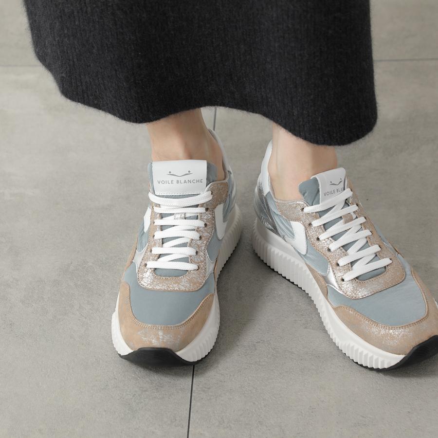 VOILE BLANCHE ボイルブランシェ スニーカー LANA POWER ルナ パワー 2018105.08 レディース ローカット レザー ナイロン 厚底 ロゴ シューズ 靴 カラー2色_6
