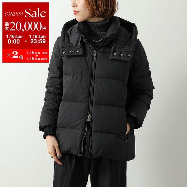 TATRAS タトラス ダウンジャケット　ロゴパッチ　二重ファスナー　Lサイズ タトラス ダウンジャケット メンズ MADHI マーディ ブラック TATRAS