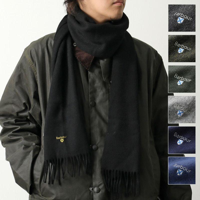 Barbour（バブアー） マフラー USC0008 メンズ レディース ロゴ刺繍