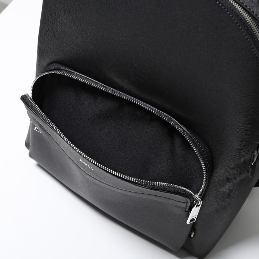 BOSS ブラック リュック・バックパック　稀少、美品。 HUGO BOSS ヒューゴボス バックパック Zair_S. Backpack 50548179
