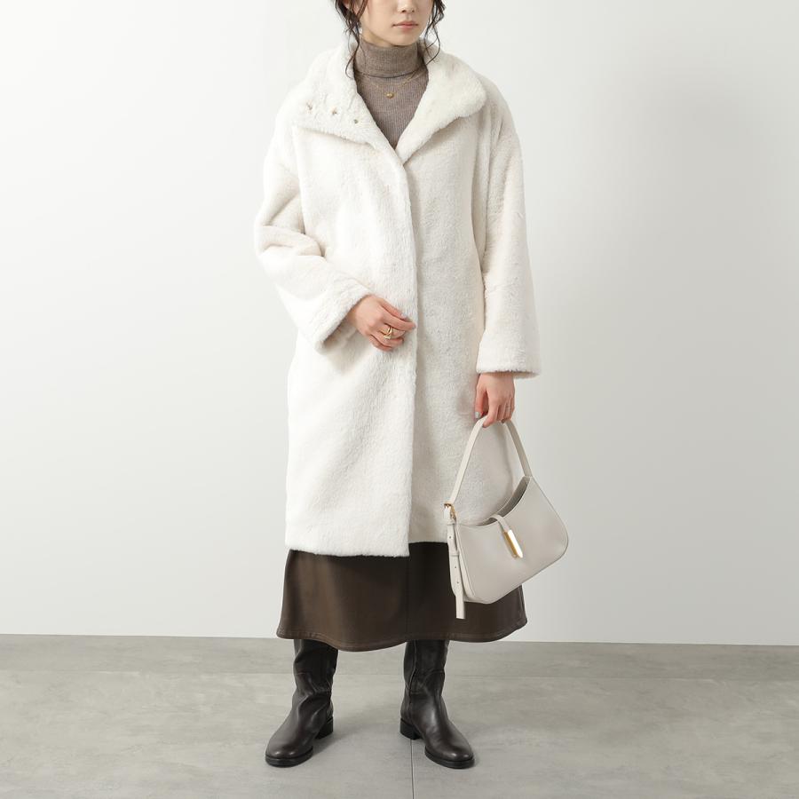 HERNO ヘルノ　　エコファー　コート　38 ライトグレー 未使用 HERNO（ヘルノ） エコファーコート GC000491D 12422 レディース