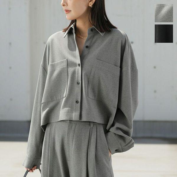 Cafune（カフネ） シャツジャケット 545902 レディース ウールライク