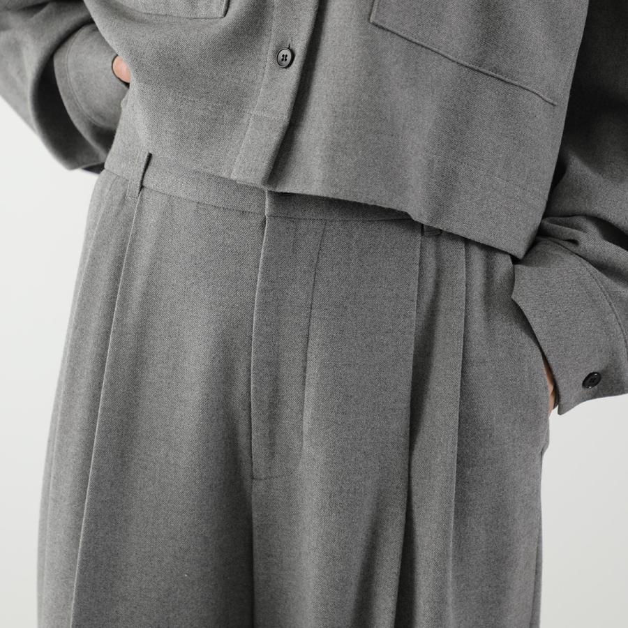 Cafune（カフネ） タックパンツ 545601 レディース ウールライク