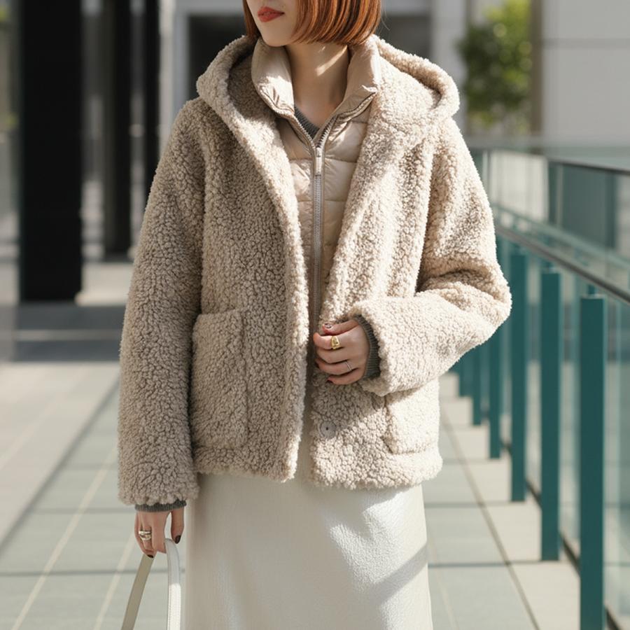 Bomboogie ボンブーギー フェイクファージャケット GW9191 T SFC5