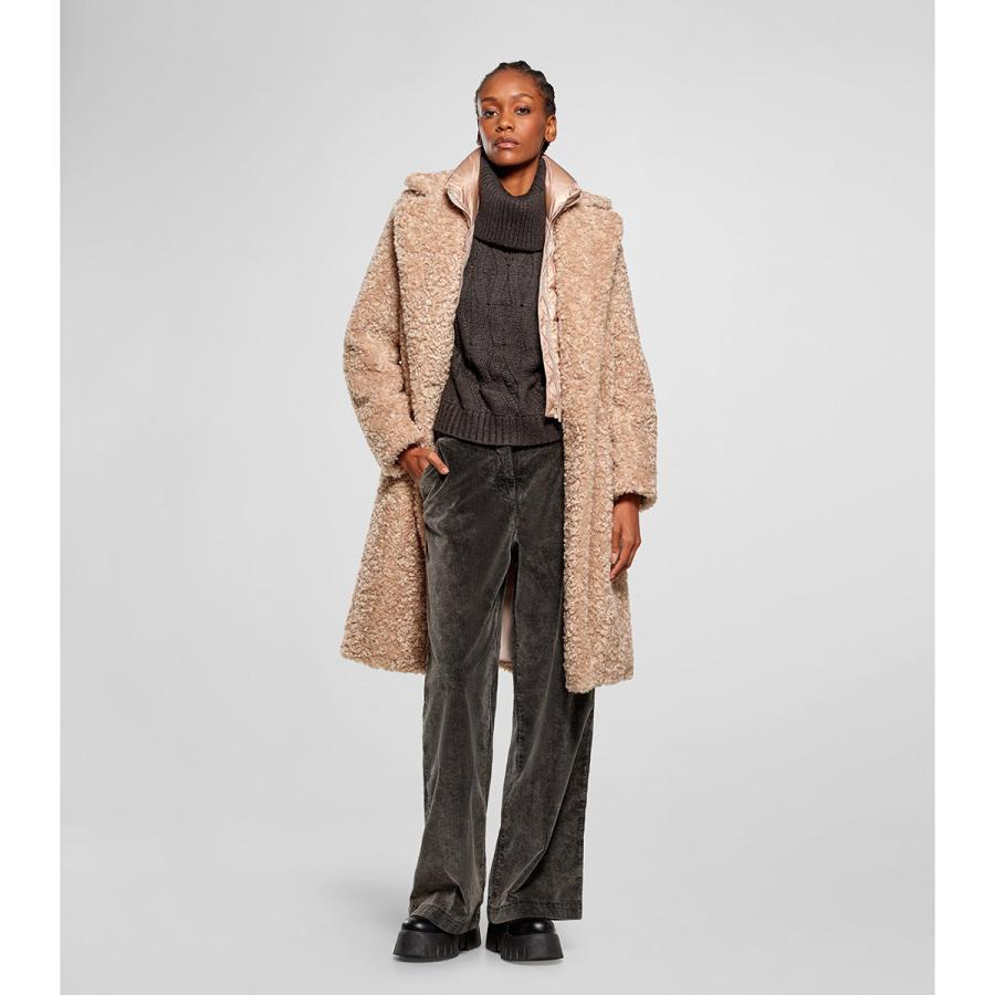 Bomboogie ボンブーギー フェイクファーコート CW9360 T SFC5