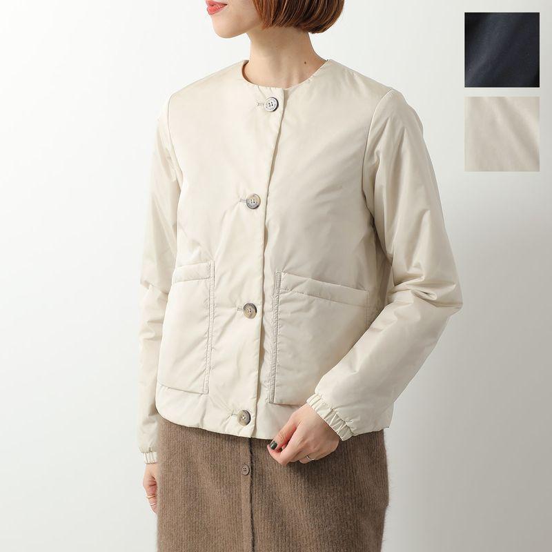 WOOLRICH ウールリッチ 中綿ジャケット COMPACT LIGHT NYLON WWOU2007 FRUT5004 レディース ノーカラー ライトナイロン ショート丈 カラー2色 | WOOLRICH